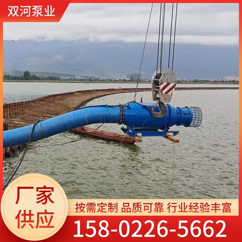 水平潜水轴流泵 污泥穿墙泵不锈钢防腐蚀反硝化泵 双河