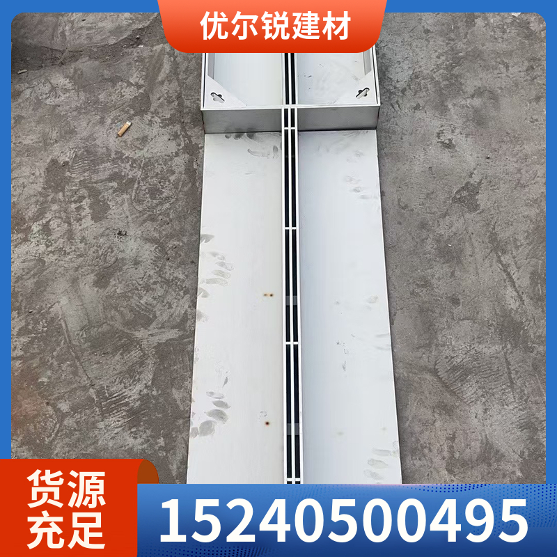 室外树脂成品排水沟 U型槽现 不锈钢缝隙式盖板