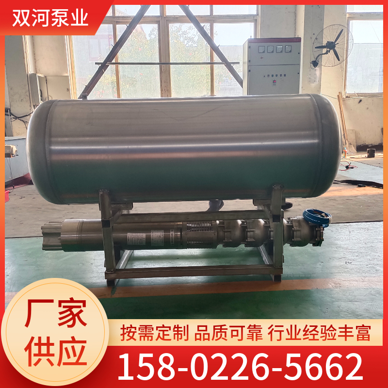 双河泵业 应急排水 深井潜水泵 悬浮式叶轮 支持调频