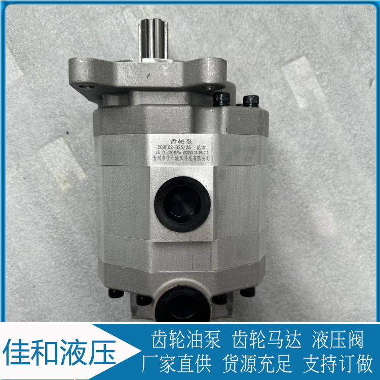 工程机械齿轮泵 结构紧凑 佳和供应 可定制
