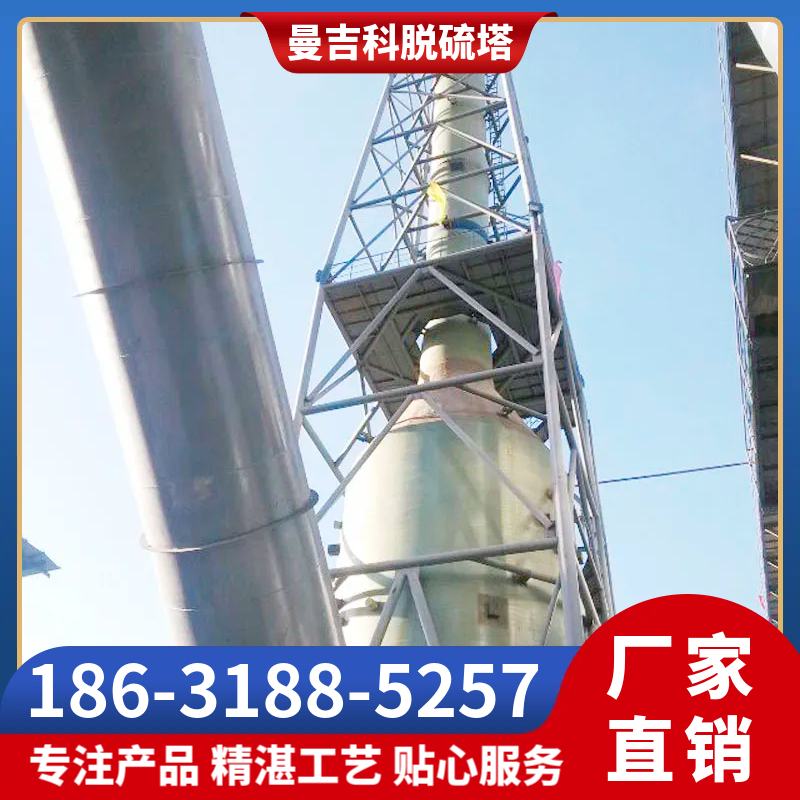 耐腐蚀玻璃钢脱硫塔 生产定制 造型美观