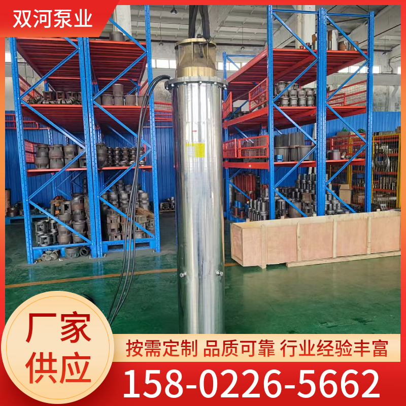 小直径高扬程深井泵 大流量河道取水用泵 支持定制 双河泵业