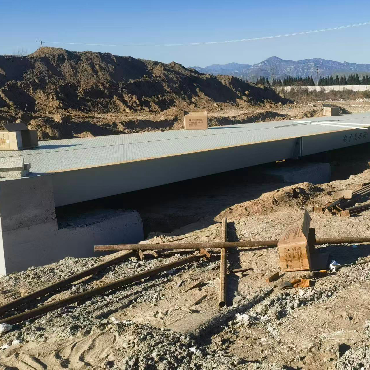 电子称重100吨地磅 地上汽车衡 收费站用重量计量 安装便捷 聚腾科技