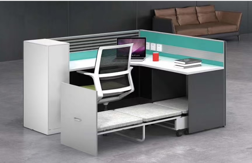 职员办公桌椅组合简约现代办公室桌子屏风工位电脑桌卡座