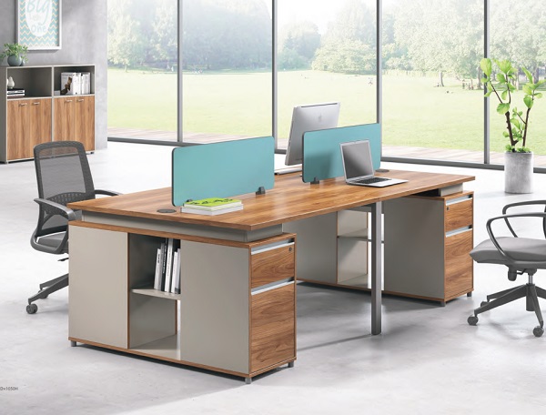 办公室办公桌简约现代员工工位屏风卡座财务桌椅组合