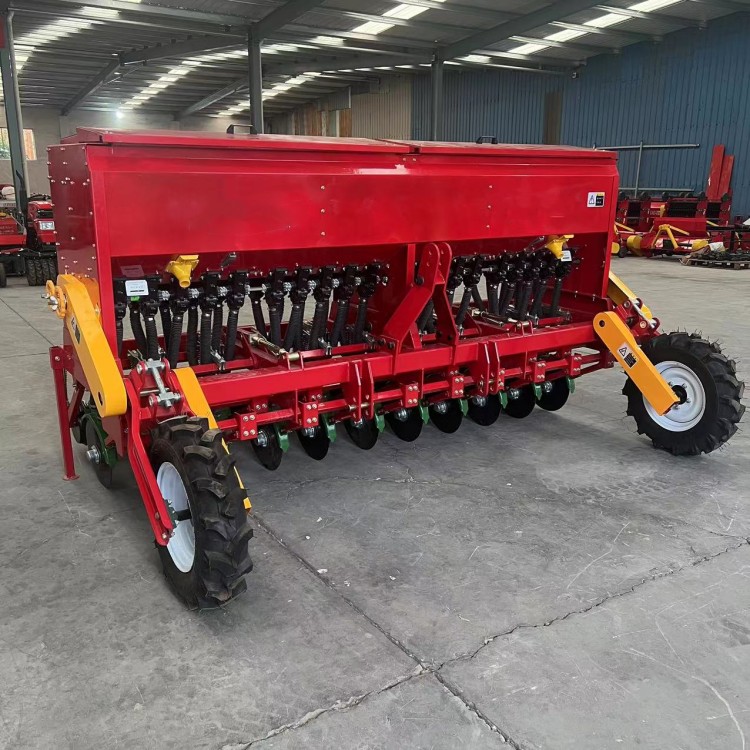 2BMF-24行加重悬挂款小麦条播机 苜蓿追肥机羊草种植机重型小麦播种机