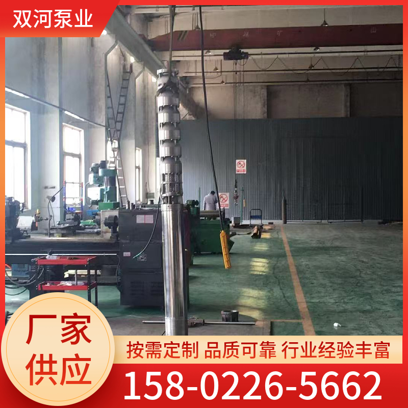 双河泵业 应急排水 深井潜水泵 悬浮式叶轮 支持调频