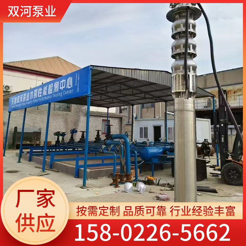 小直径高扬程深井泵 大流量河道取水用泵 支持定制 双河泵业