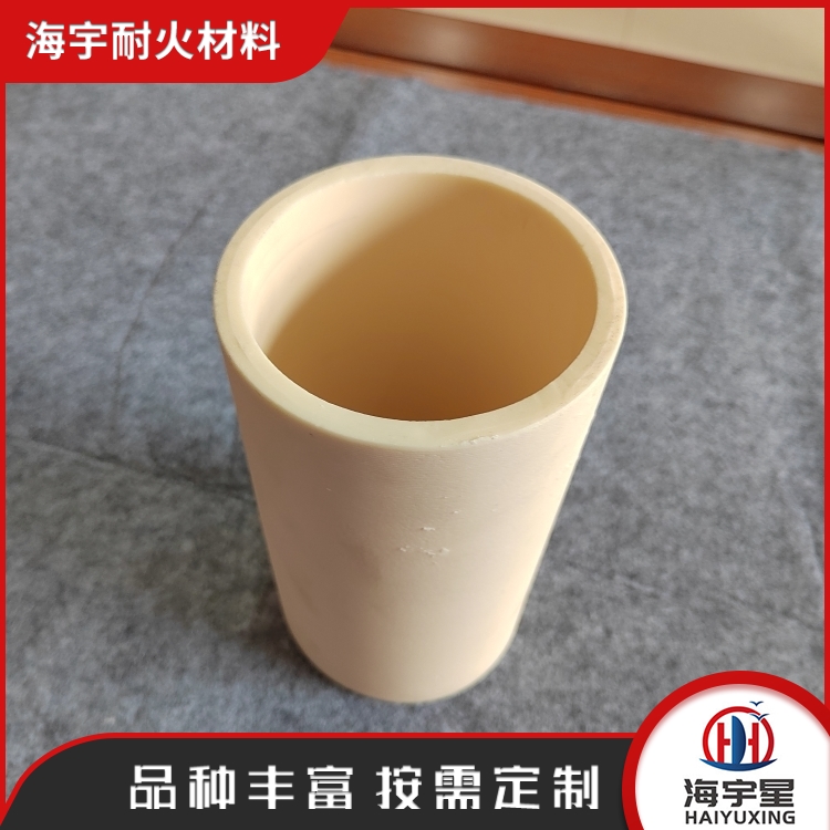 工业陶瓷管 高硬度低损耗 氧化铝陶瓷管 海宇生产