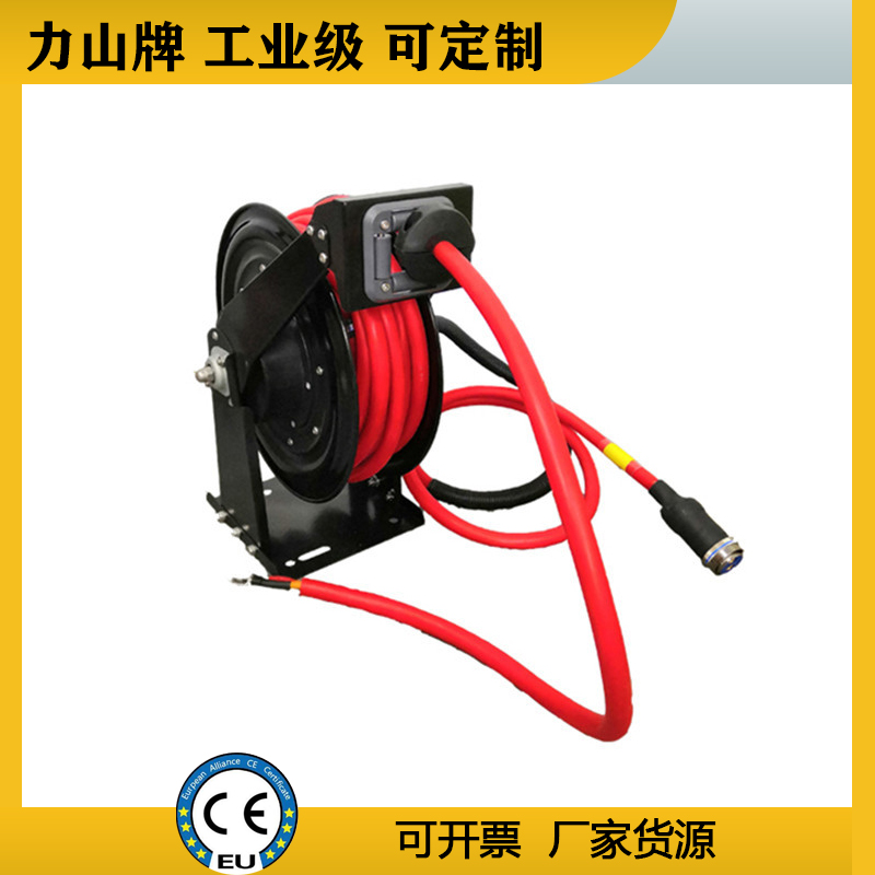 弹簧电缆卷盘高压定制工业级防爆光纤滑环卷管器