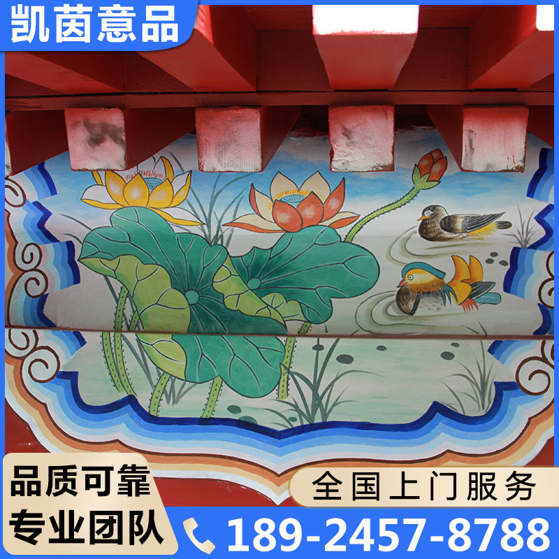 壁画彩绘源头厂家，质量保障
