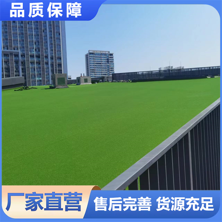 屋顶花园景观草坪 轻质草皮 排水快 隔热降温 增添空中绿意