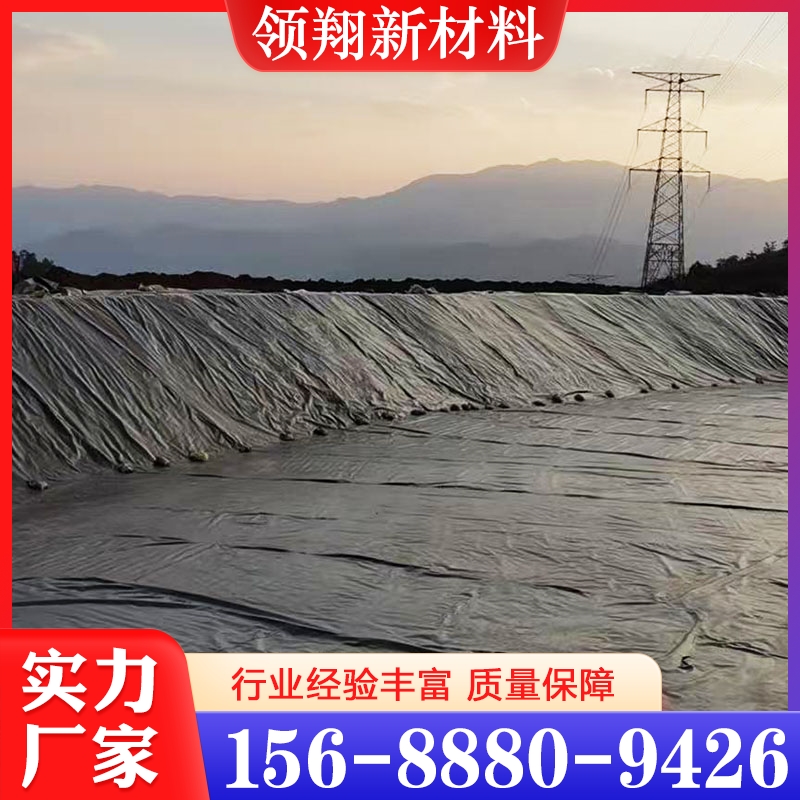 电厂调节池1.0mm土工膜生产厂家 绿色土工膜 抗高低温质量稳定