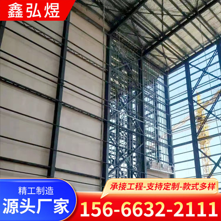 建筑防火墙施工加快施工进度硅酸钙板为基材轻钢龙骨